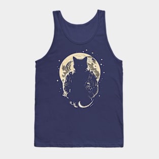 Cat Astronaut - Moonlight Tank Top